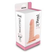 dildo realistyczne real rapture biały 19 cm