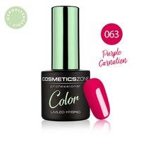 Cosmetics Zone Lakier hybrydowy hipoalergiczny ciemny różowy 7ml – 063