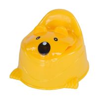 Nocnik tradycyjny plastikowy toaletka dla dzieci kibelek krzesełko żółty UC07001-5