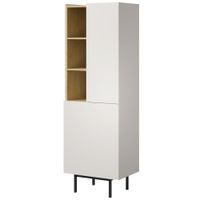 Regał prawostronny Noel 60x180 Kaszmir / Dąb Cremona