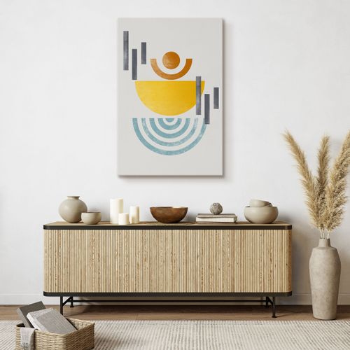 Obraz Na Płótnie Figury Geometryczne Abstrakcja Styl Boho 70cm x 100cm na Arena.pl