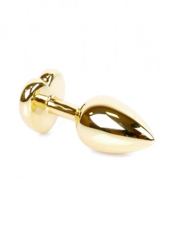 plug jewellery gold  heart plug  light blue na Arena.pl
