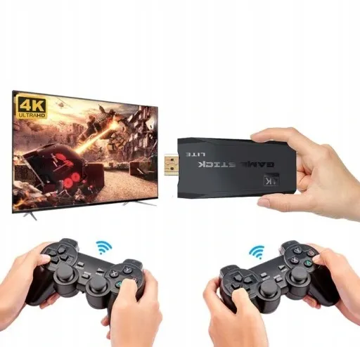 KONSOLA HDMI GAME BOX EMULATOR TV + 2 KONTROLERY POD TELEWIZOR DLA DZIECI zdjęcie 13