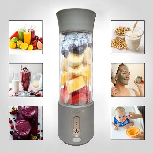 BLENDER KIELICHOWY DO SMOOTHIE I KOKTAJLI RECZNY beWell 500ml BEZPRZEWODOWY na Arena.pl