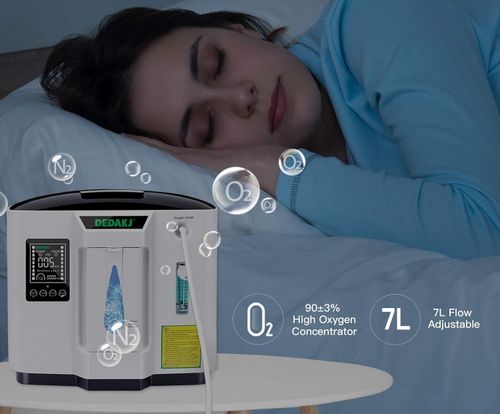 USZKODZONY Urządzenie tlenowe DEDAKJ DE-1A do użytku domowego, 1-7 L/min na Arena.pl