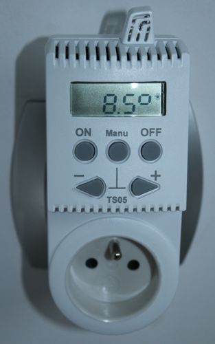 Termostat gniazdkowy Elektrobock TS05 - bez programatora na Arena.pl