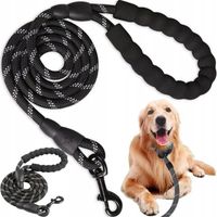 DŁUGA SMYCZ DLA PSA 5M TRENINGOWA ODBALSKOWA WYTRZYMAŁA 50KG SOLIDNA