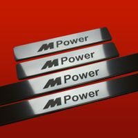 Listwa progowa BMW 5 SERIES E34 M POWER Stal nierdzewna 304 połysk 4szt