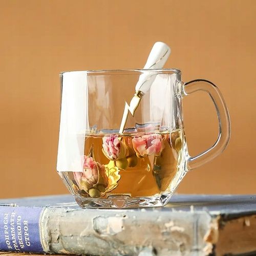 Szklanki do kawy herbaty LUXITO Maks 300ml Komplet szklanek kubków 6szt na Arena.pl