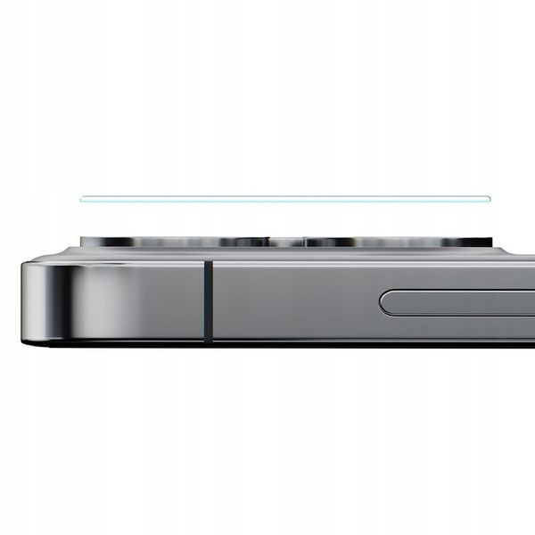 Szkło 9H na aparat do iPhone 15 Pro / 15 Pro Max - 3mk Lens Pro Full Cover zdjęcie 7