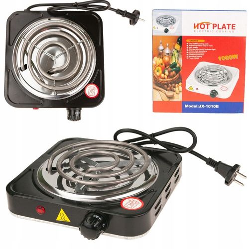 KUCHENKA ELEKTRYCZNA JEDNOPALNIKOWA PRZENOŚNA POLOWA TURYSTYCZNA 1000W na Arena.pl