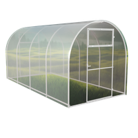 Szklarnia z poliwęglanu Tunel ogrodowy 2x2 m profile 20x20 poliwęglan 4mm