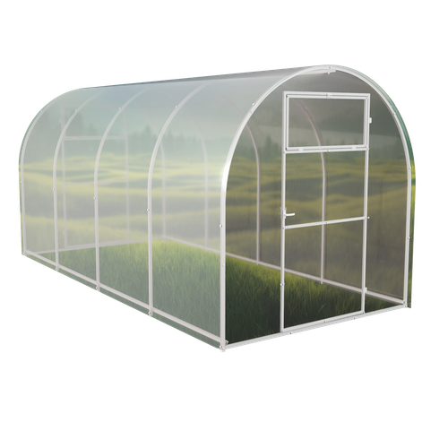 Szklarnia z poliwęglanu Tunel ogrodowy 2x6 m profile 20x20 poliwęglan 6mm na Arena.pl