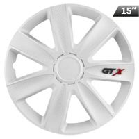 Kołpaki GTX carbon white 15", 4 szt.
