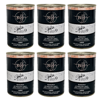 6x Królik 75% z batatami i miętą mokra karma dla psa alergia pokarmowa 410g