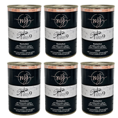 6x Królik 75% z batatami i miętą mokra karma dla psa alergia pokarmowa 410g