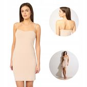 Merry Style Halka pod sukienkę koszula nocna wiskoza MS10-203 Beżowy XL