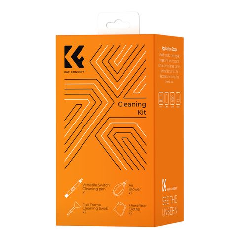 Zestaw do czyszczenia optyki matrycy aparatu pióro gruszka Full Frame K&F na Arena.pl