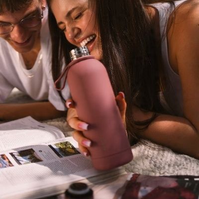 Butelka Termiczna Mojo 500 ml BPA FREE 12/24H - Sand/Piaskowa/Beżowa na Arena.pl