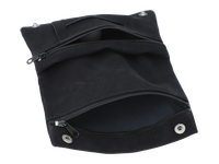 Etui na Tytoń w Jednolitym Kolorze bez Wzorów Portfel Czarny