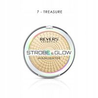 revers strobe & glow 07 - złoty rozświetlacz w pudrze prasowanym