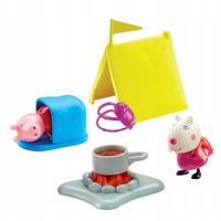 Świnka Peppa Zestaw Kemping 2 Figurki Owca Suzy