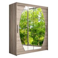 Szafa przesuwna WESTA VIII 150 z lustrem - TRUFLA