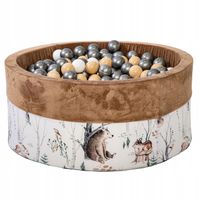 Suchy basen z piłeczkami dla dzieci, plac zabaw 90x40 + 150 piłek