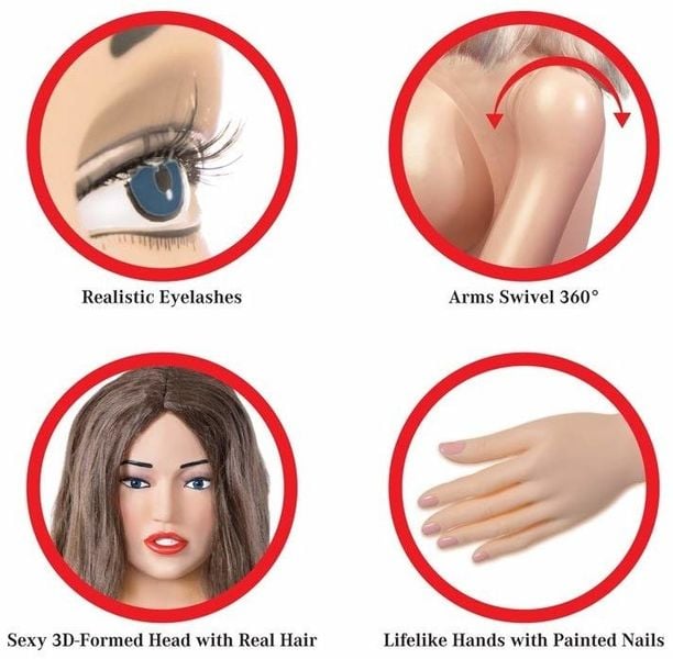 Piękna Brunetka Dmuchana Lala 3D Do Kochania - Agent 69 zdjęcie 4