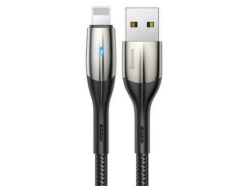 Kabel USB Baseus Horizontal LED Apple Lightning 100cm Black na Arena.pl