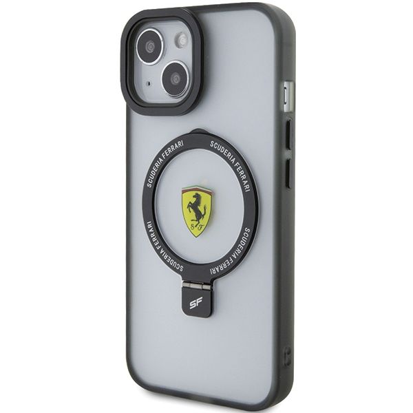 Etui Ferrari do iPhone 15 Plus, iPhone 14 Plus, Czarny MagSafe zdjęcie 2