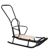 Sanki duże pchacz czarne GUSIO