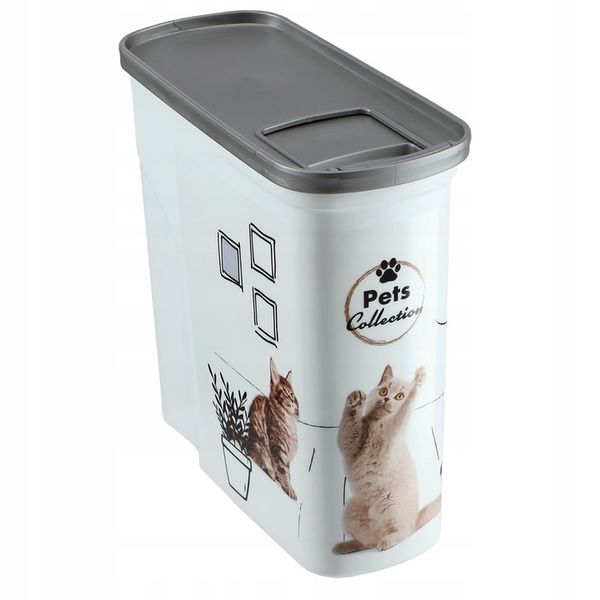 CURVER POJEMNIK NA SUCHĄ KARMĘ ŻWIREK DLA KOTA 2L zdjęcie 2