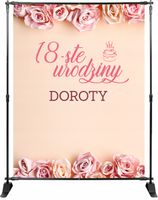 TŁO do zdjęć ścianka FOTO urodziny piękne wzory