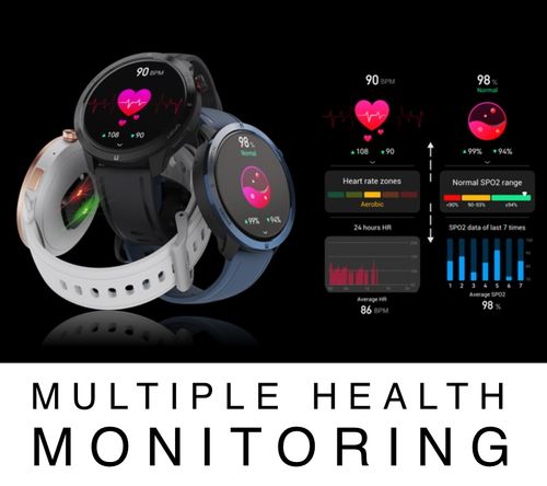 Smartwatch RUBICON RNCF14 Silver/White SMARUB252 na Arena.pl