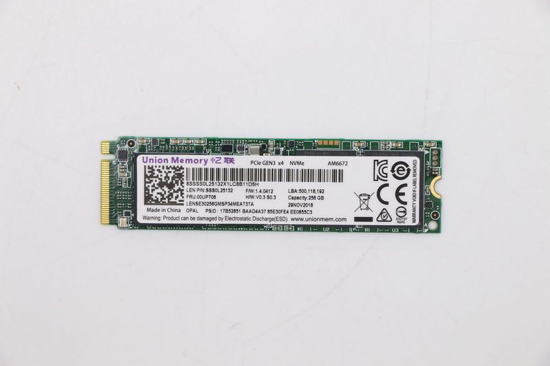 Lenovo 256G PCIe 3x4 zdjęcie 1