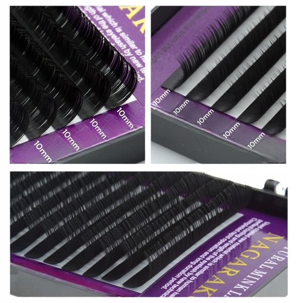 RZĘSY NAGARAKU PREMIUM DŁUGOŚĆ 10MM GRUBOŚĆ 0,5MM zdjęcie 8