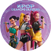 talerze papierowe k-pop 20cm 8 szt.