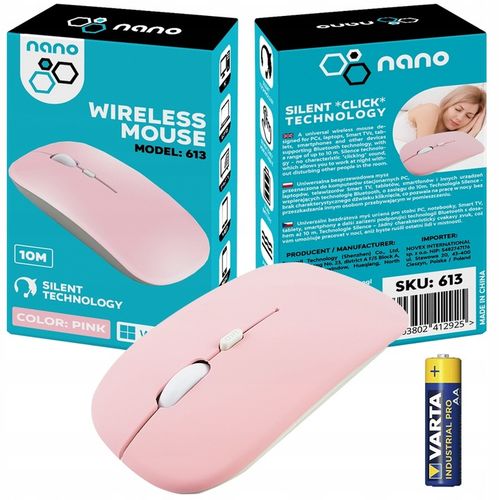 MYSZKA KOMPUTEROWA BEZPRZEWODOWA BLUETOOTH CICHA MYSZ OPTYCZNA na Arena.pl