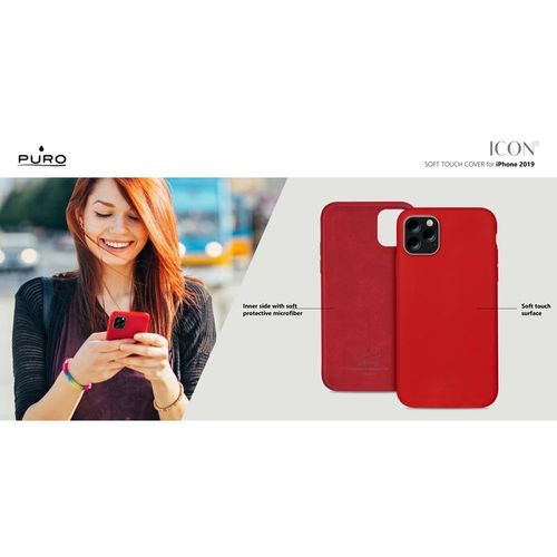 PURO ICON Cover - Etui iPhone 11 (czerwony) na Arena.pl