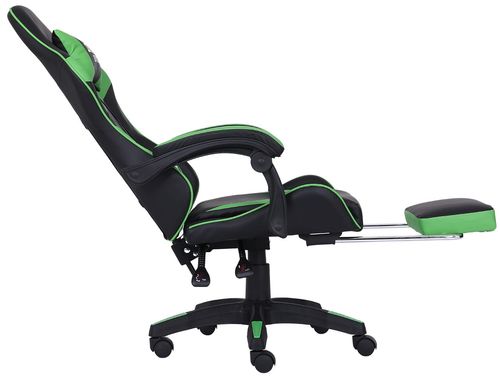 Fotel Gamingowy z podnóżkiem INFINI ESPACE Green na Arena.pl