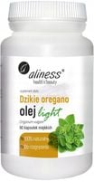 Aliness Dzikie Oregano Olej LIGHT 90 kapsułek JELITA Odporność Trawienie