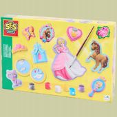 Odlewy gipsowe Świat księżniczki Królewny 3D farby 5+ SES 10129