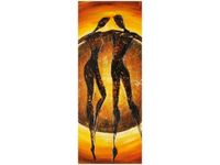 OBRAZ DANCING LOVE ABSTRAKCJA KOCHANKOWIE 3 KOLORY