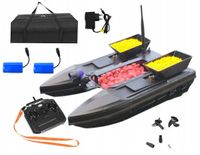 ŁÓDKA ZANĘTOWA KATAMARAN PROFESJONALNA 2X AKU.