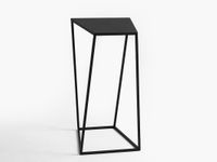 Stolik metalowy ZAK METAL 30 - czarny, meble loftowe industrialne