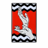XXX | 3 cm | Metal Emalia | Przypinka Filmowa | Twin Peaks