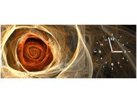 100X40CM ZEGAR RÓŻA KTALNA OBRAZ