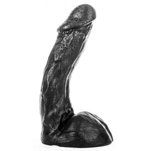 dildo ab64 dave 19 x 5cm all black zdjęcie 1