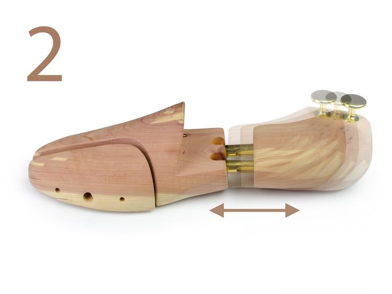 Prawidła do butów, cedrowe, para r. 40-41 Massido zdjęcie 7